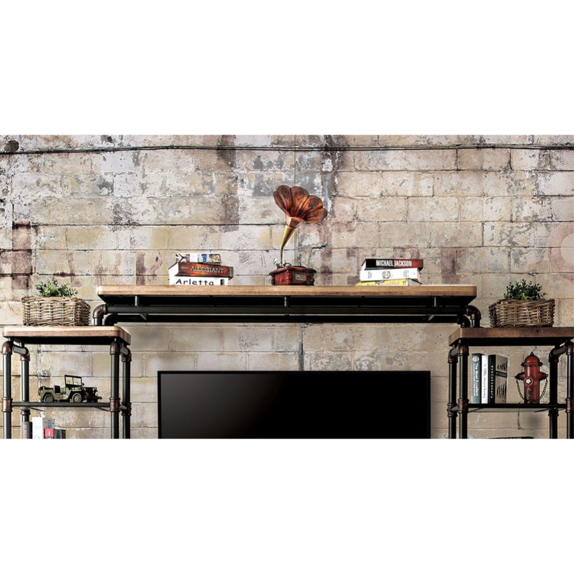 Williston Ascano Solid Wood Entertainment Center Bridge for TVs up to 24" Wayfair