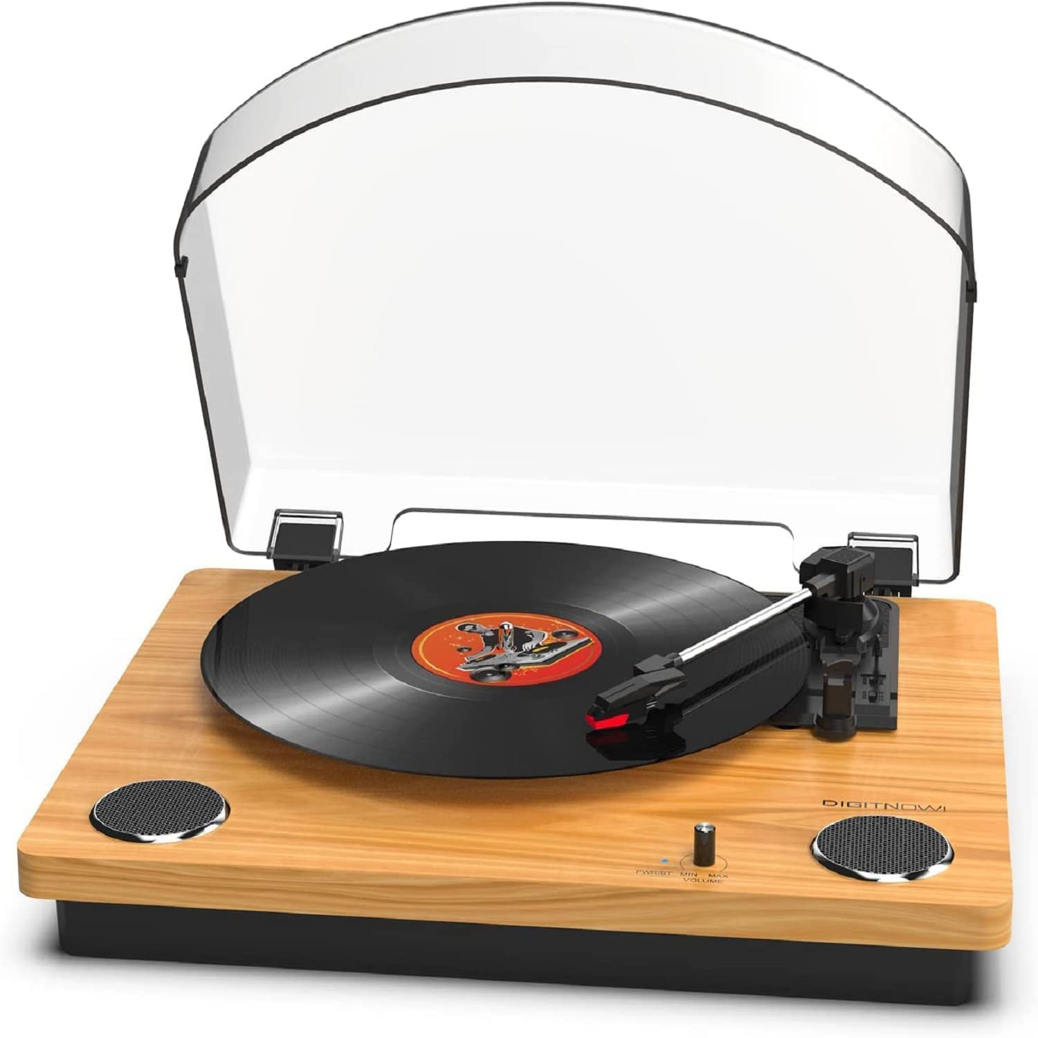 DIGITNOW Vinyl Turntable with Built-in 