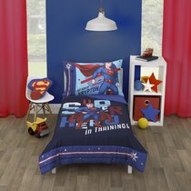 SUPERHERO LOGOS SUPERMAN BATMAN SPIDY TOUCH TABLE BEDSIDE LAMP KIDS ROOM 