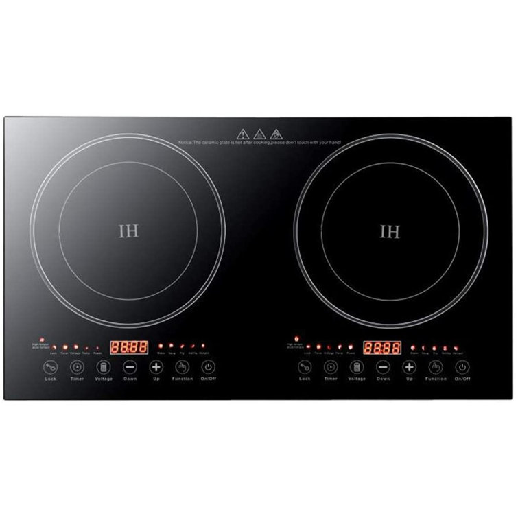 two burner induction cooktop portable