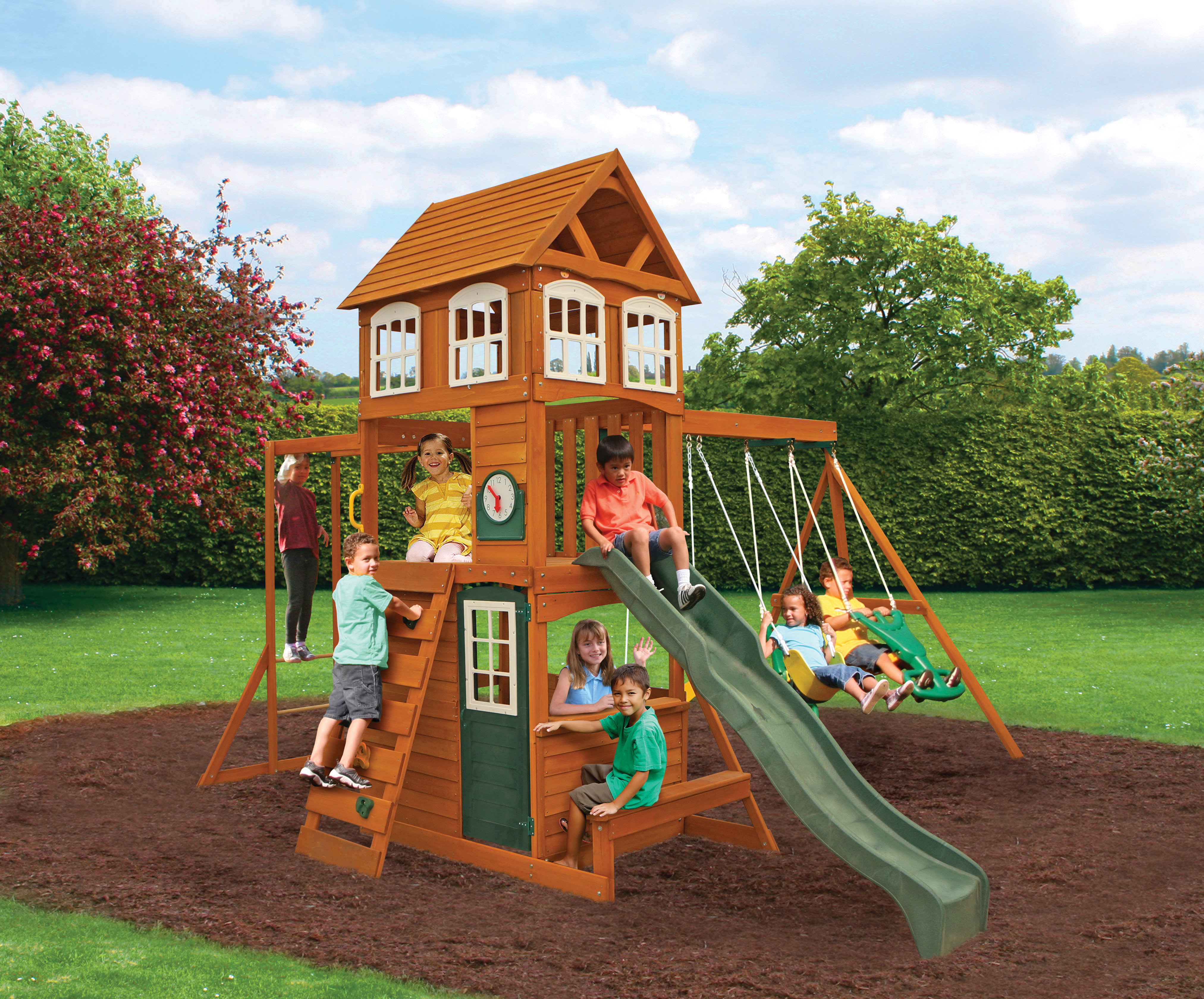 KidKraft Cranbrook Swing Set \u0026 Reviews 