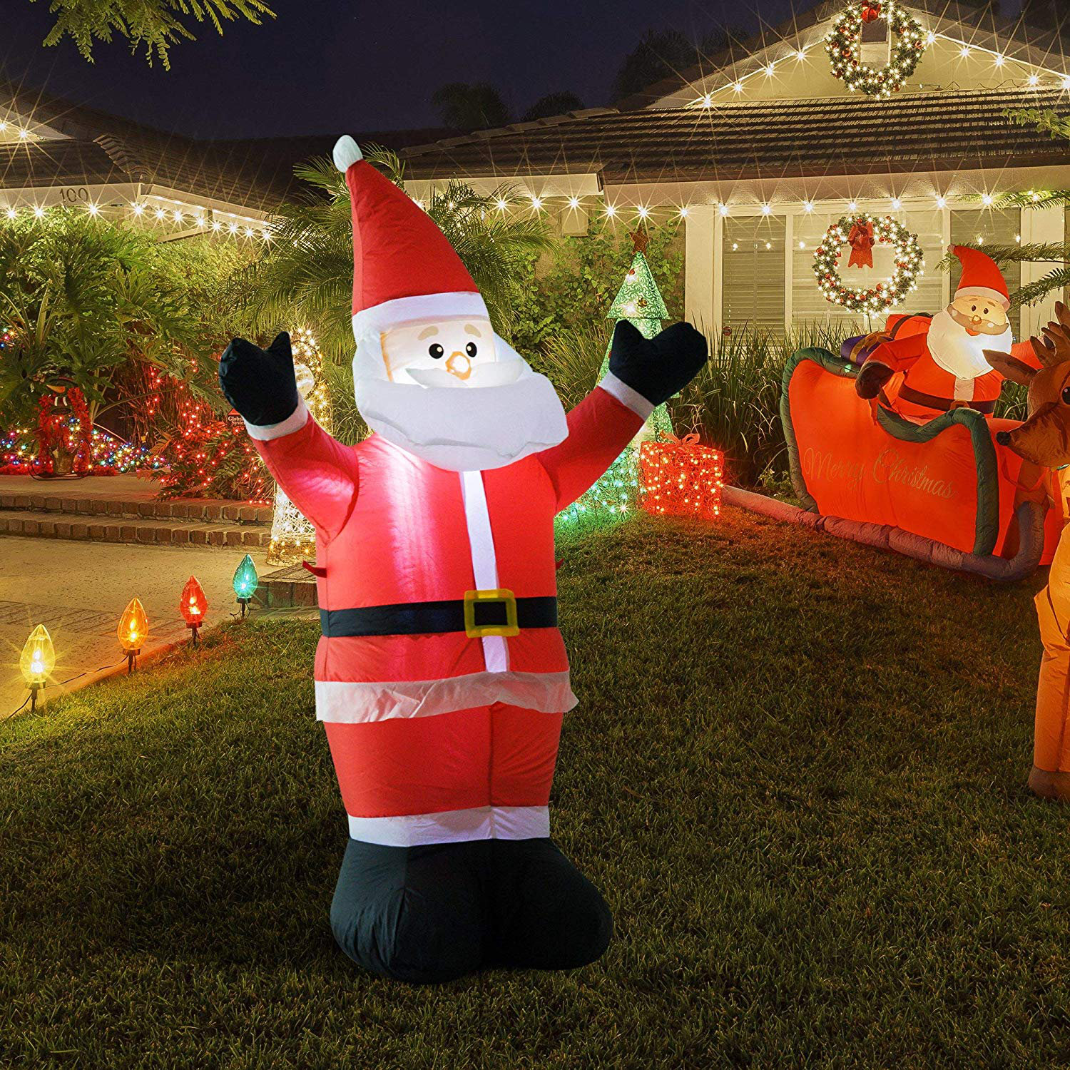 Zipcode Design Santa Claus Inflatable & Reviews Wayfair.co.uk