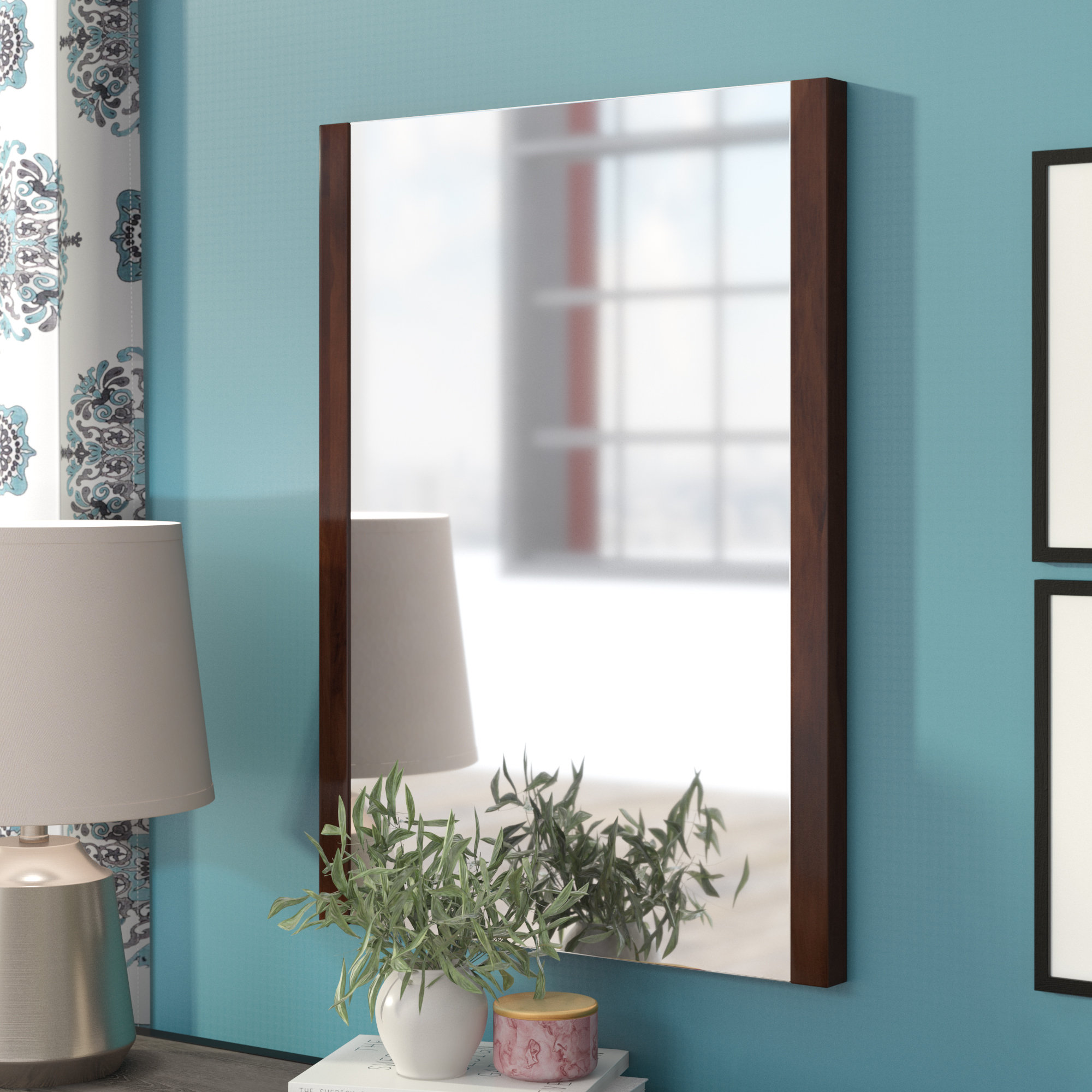 Winston Porter Aloria Modern & Contemporary Beveled Accent Mirror Wayfair