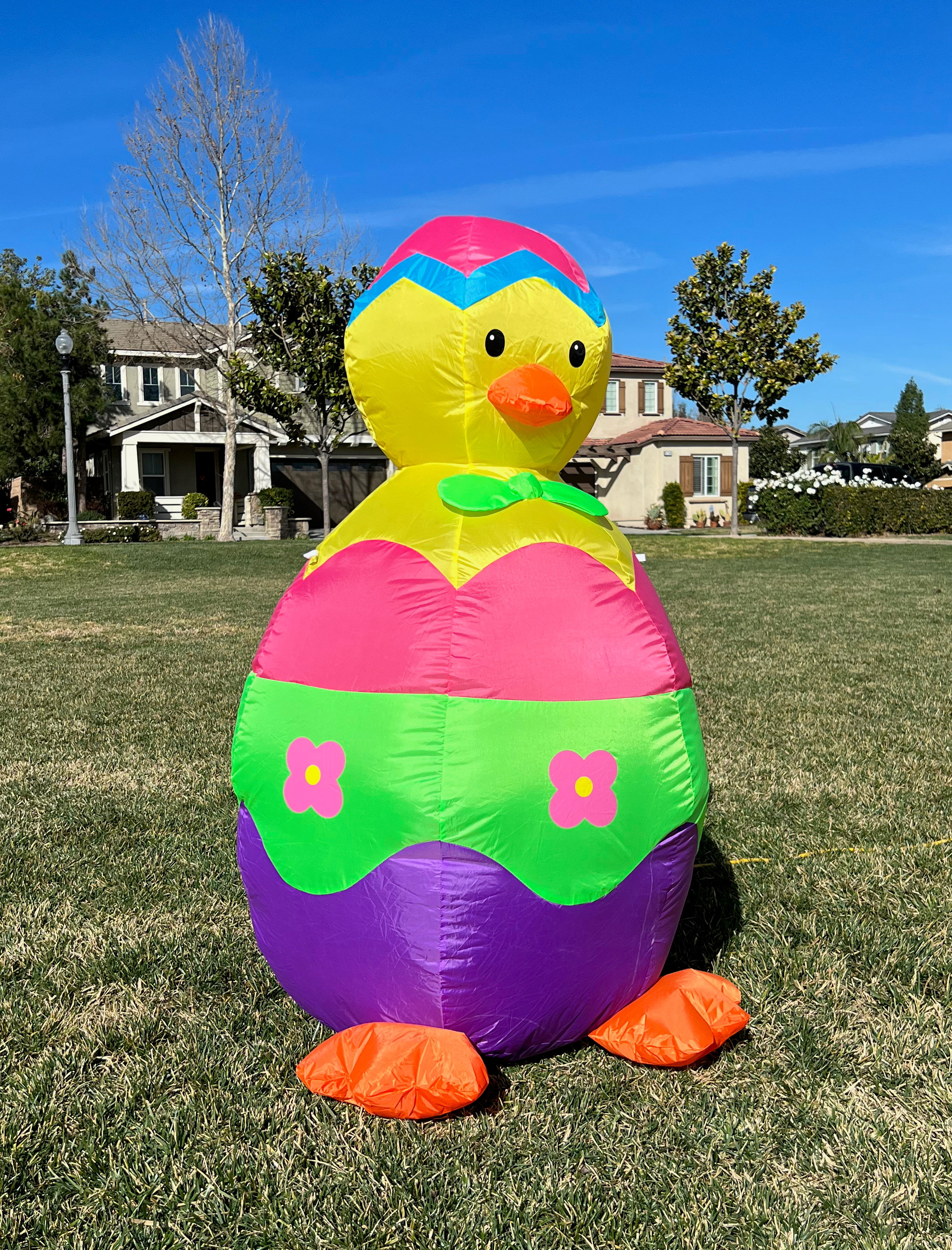 BZB Goods Lighted Easter Inflatable Baby Chick and Egg Indoor/Outdoor Decoration & Reviews Wayfair