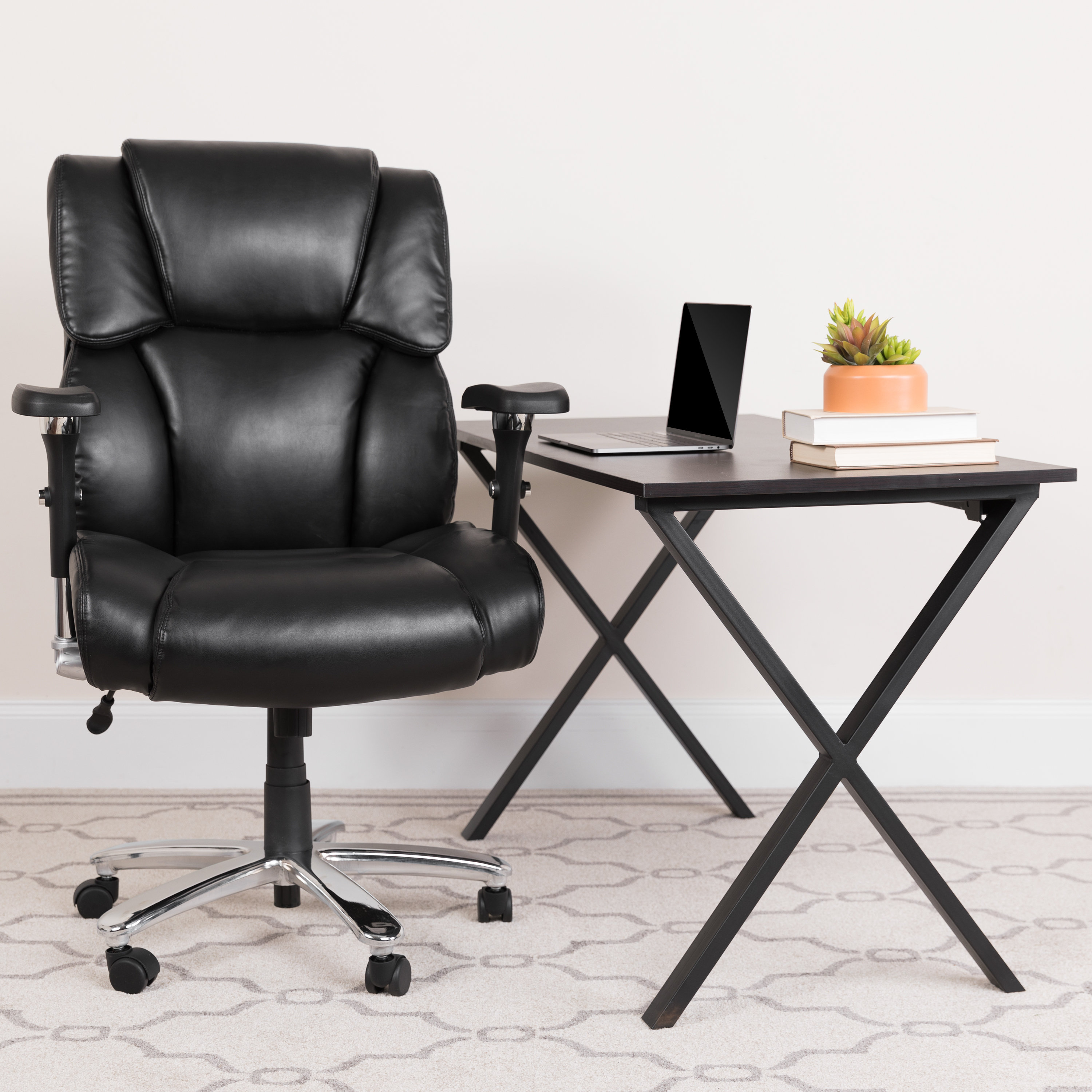 Inbox Zero Oliverson 24/7 Intensive Use Big & Tall Executive Ergonomic