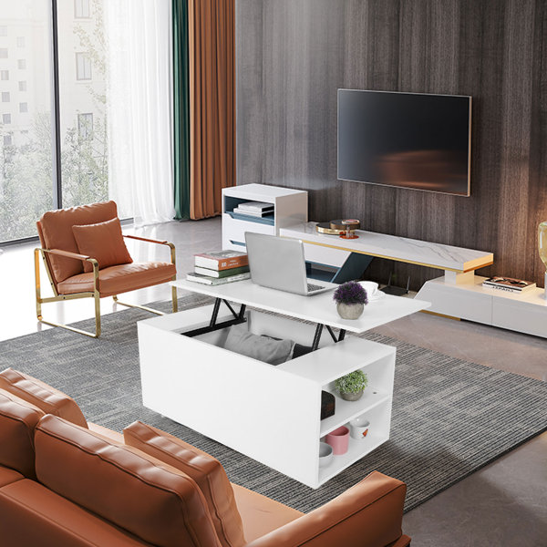 Latitude Run® 22.4'' Tall Floor Shelf End Table | Wayfair