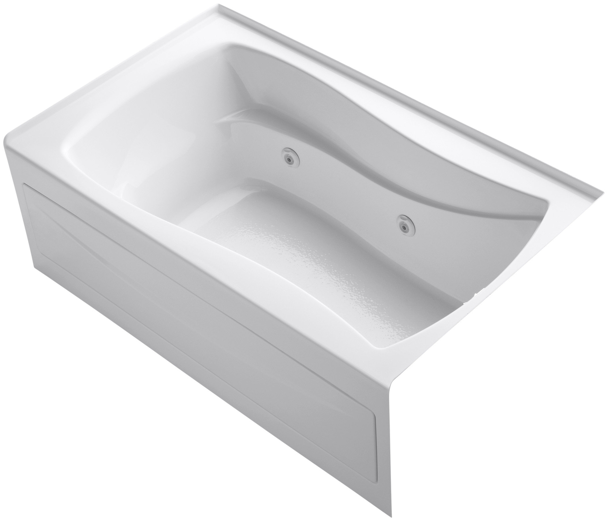 Kohler Mariposa® 60" x 36" Alcove in Whirlpool Acrylic Bathtub with