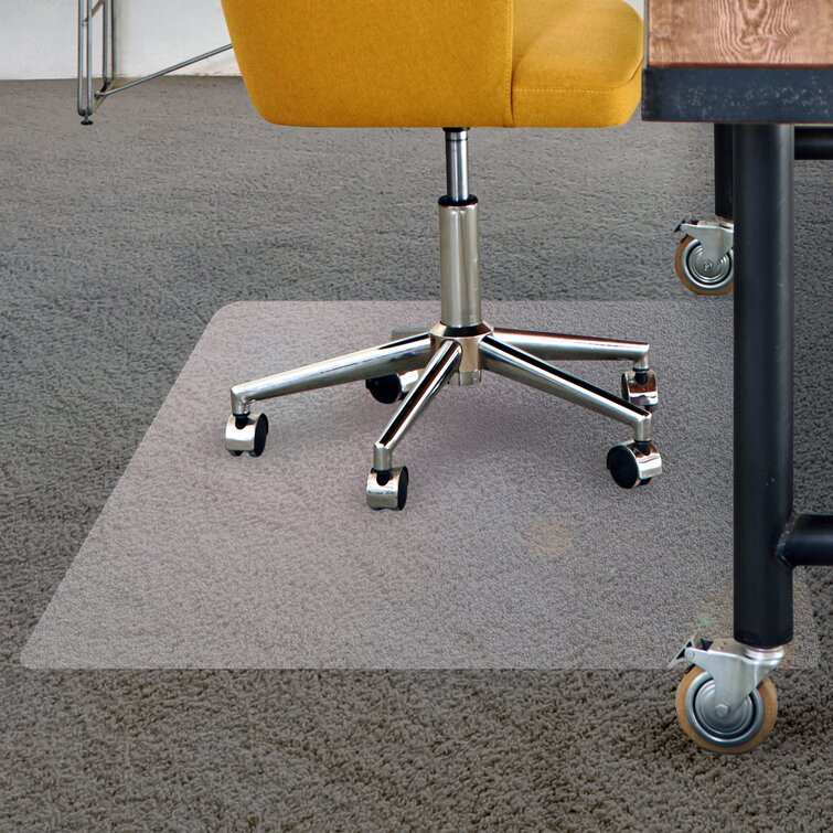 FLOORTEX Advantagemat Vinyl Rectangular Chair Mat for Carpets up to 1/4