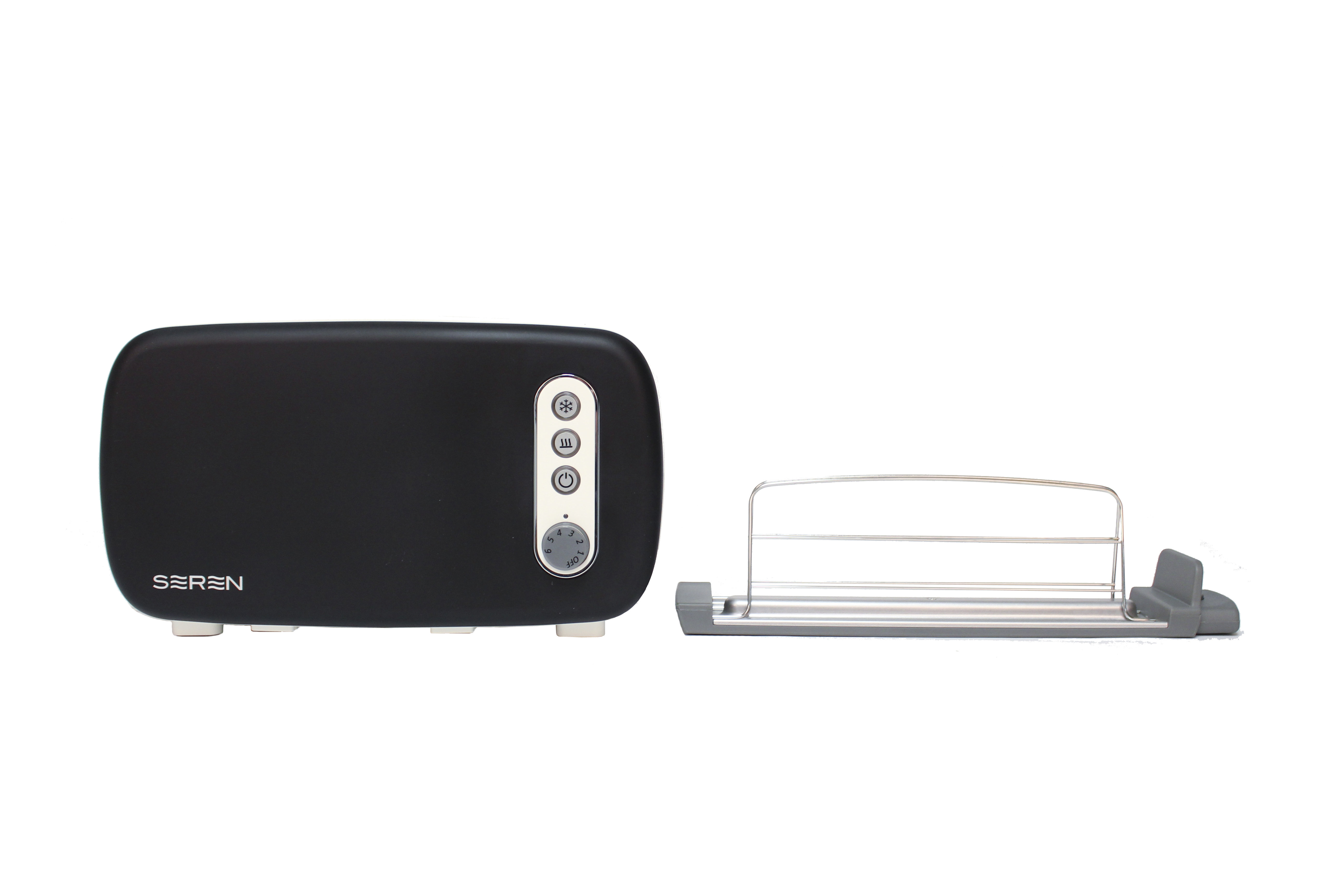 BergHOFF International Seren 2pc Side Loading Toaster with Black Panel