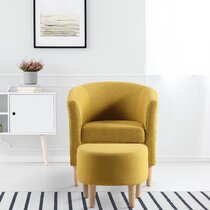 wayfair yellow accent chair