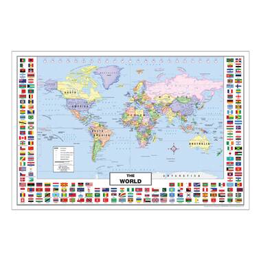 National Geographic RE00622085 World Executive Map 
