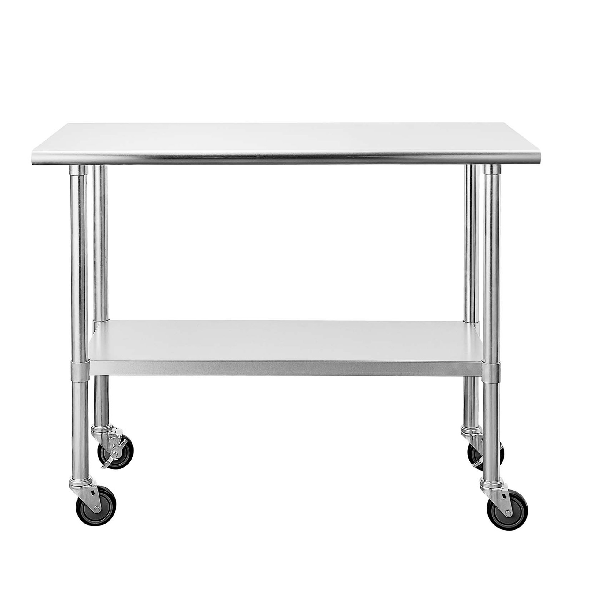 EASILOK Adjustable Table With Caster Wheels Wayfair
