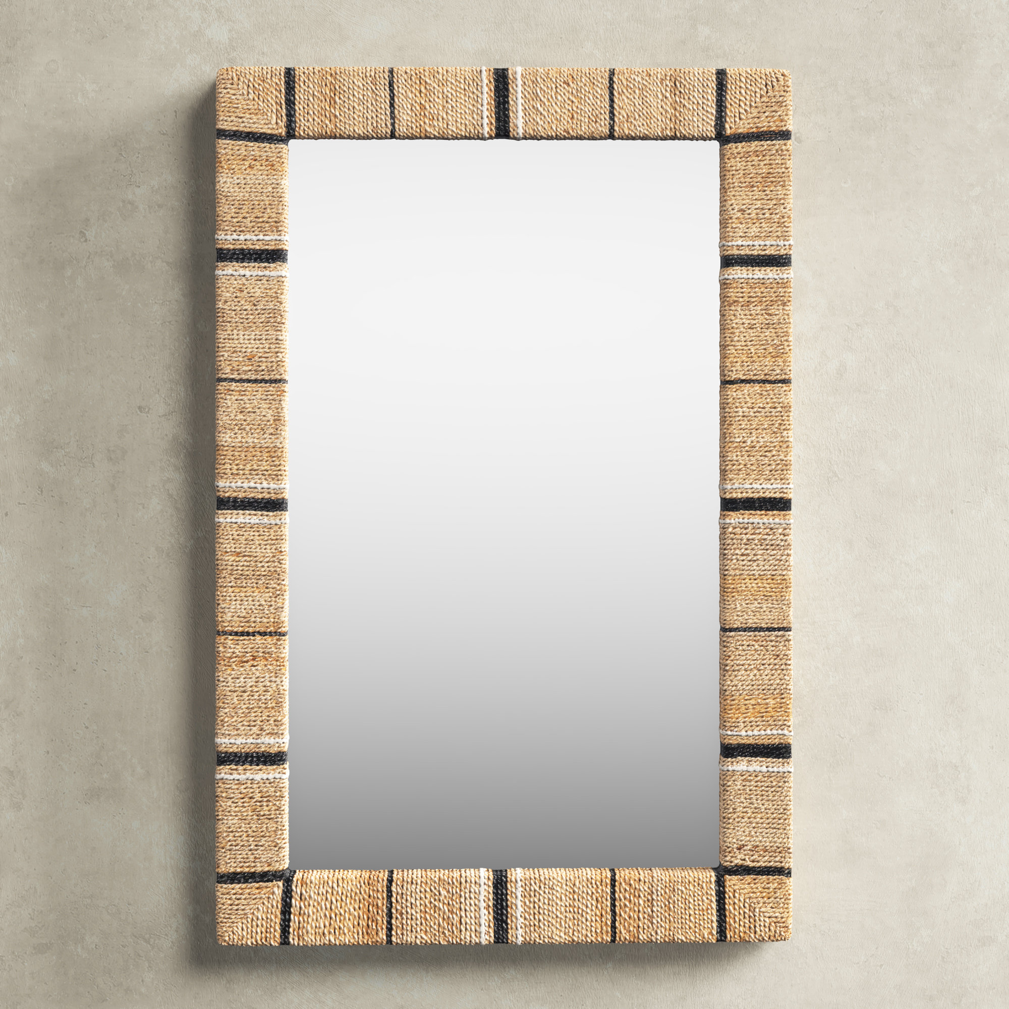 Birch Lane™ Windy Rectangle Seagrass Wall Mirror Wayfair