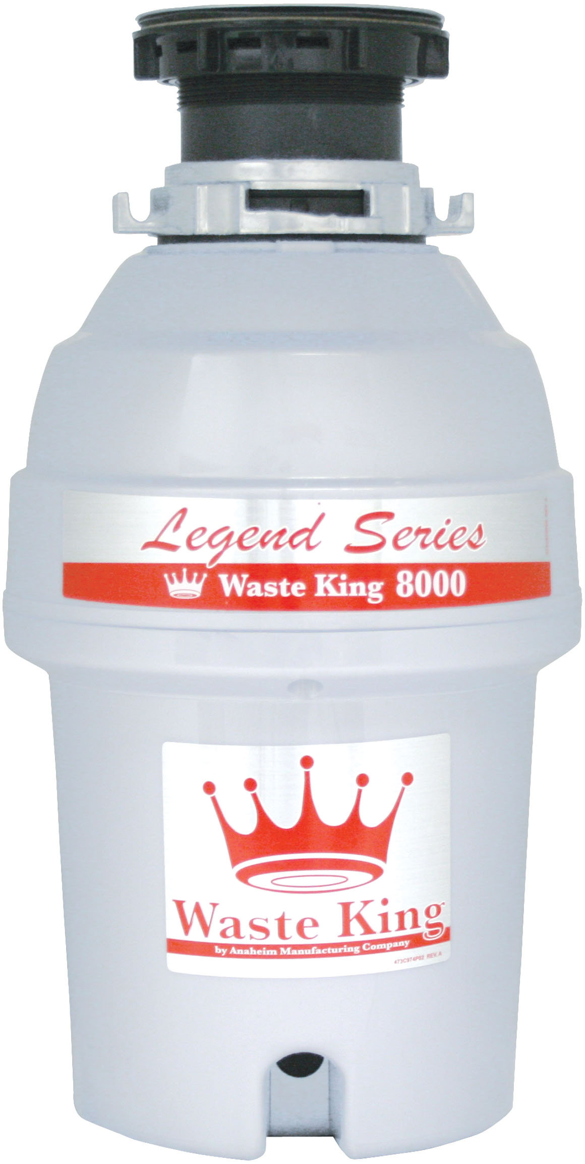 Waste King Legend Garbage Disposers 1 HP HP Continuous Garbage Disposal
