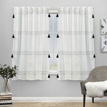 Beautiful Elegant EMBROIDERY 2 Panel Curtain Set "SHERRY"-CHOCOLATE BROWN & GOLD 