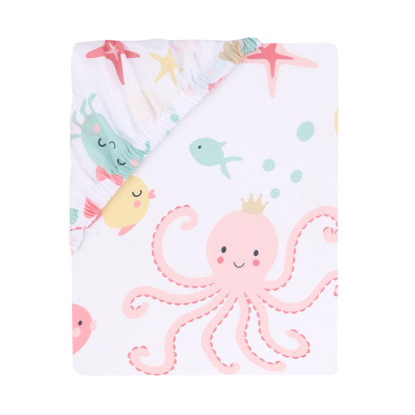 Bedtime Originals Sea Animals Fitted Crib Sheet & Reviews | Wayfair