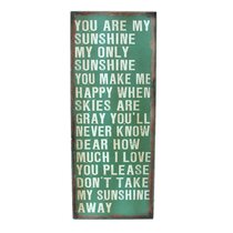 Personalised You are my Sunshine make me happy Hanging Plaque Sign Gift
