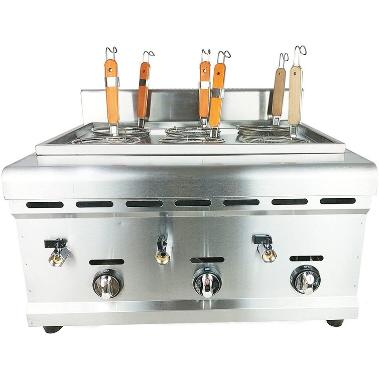 Details about   Electric Pasta Cooking Machine 6 Holes with Baskets 6KW Noodles Cooker 220V 