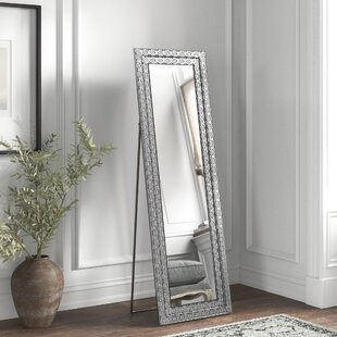 Vintagevibe Amelia Silver Large Antique Style Silver Leaner/Floor Standing Full Length Large Mirror
