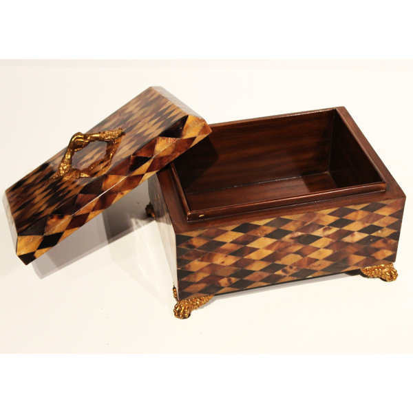 Maitland-Smith Harlequin Penshell Decorative Box | Perigold