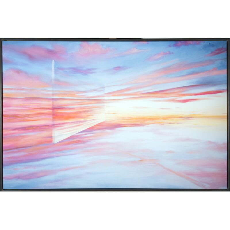 Lisa Cuscuna Rose Sunset by Lisa Cuscuna - Painting on Canvas