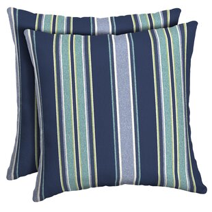 2-Pack 16 x 16 Shirt Texture Square Outdoor Throw Pillow 