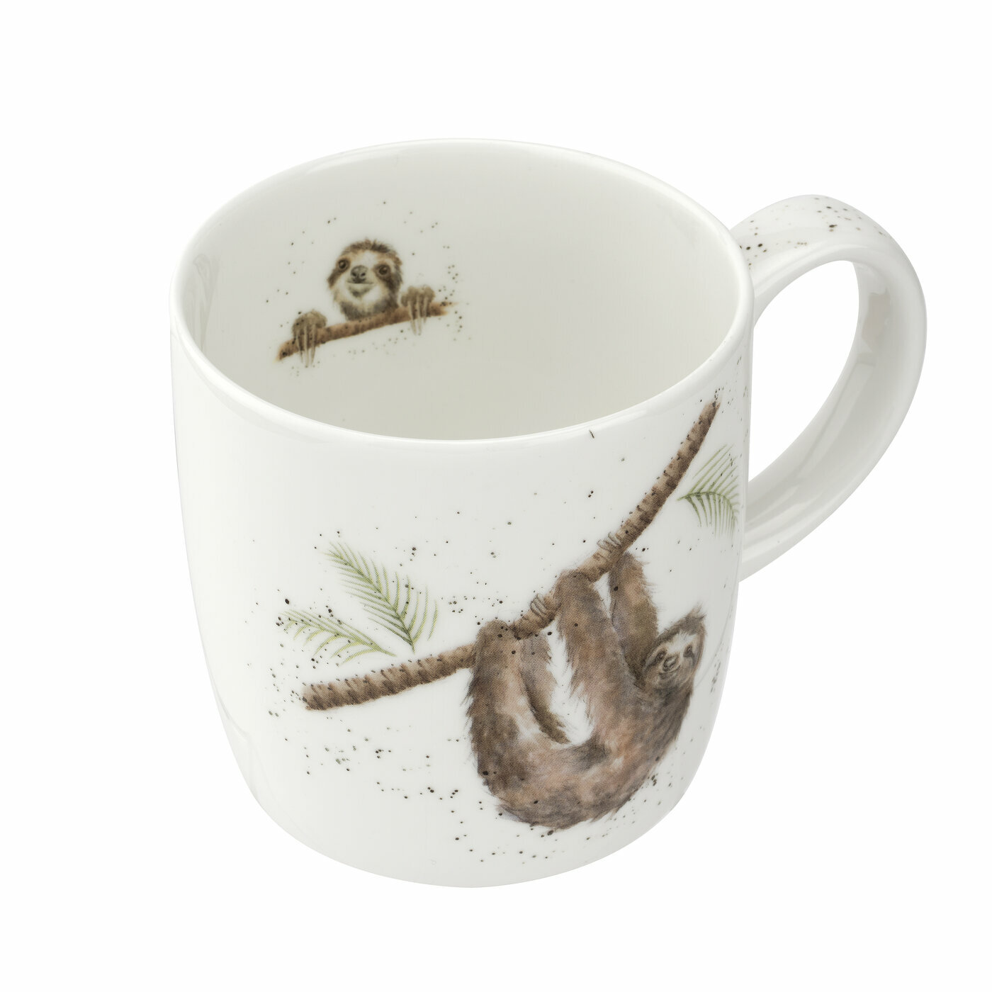 New Christmas Bone China Mug Festive Friends Sloth Gift Mugs Design Tea Coffee 