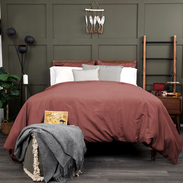 Barron Microfiber Traditional Duvet Cover Set Ebern Designs