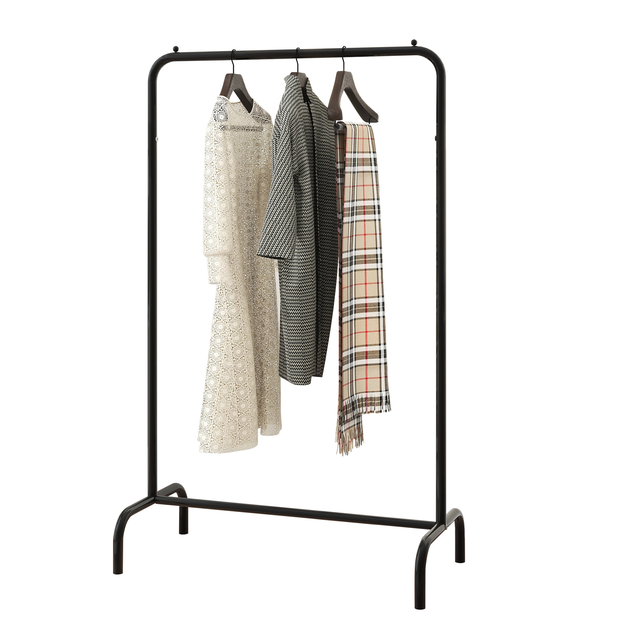 Rebrilliant Letina 31.5'' Wide 2 Hook Freestanding Coat Rack Wayfair