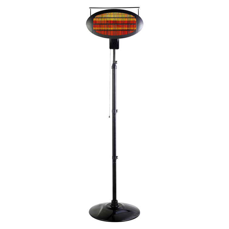 Optimus Garage Electric Standing Patio Heater u0026 Reviews | Wayfair