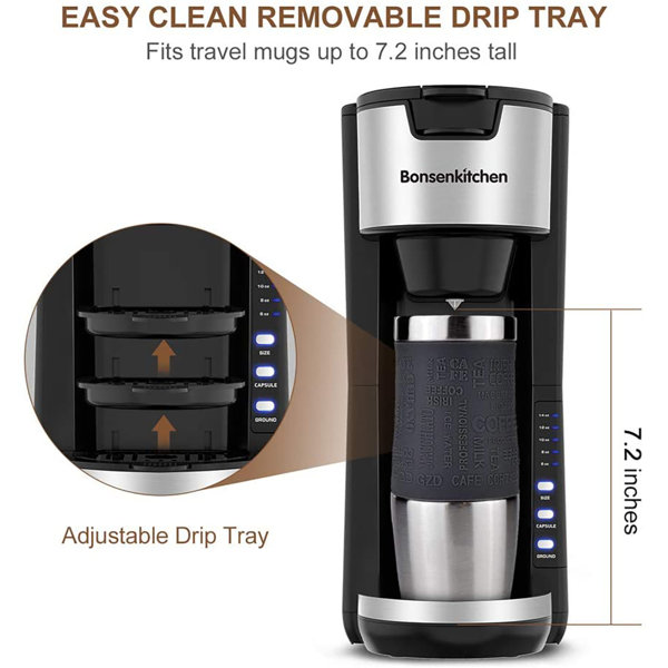 Serve 2 In 1 Compact K-Cup Coffee Maker 