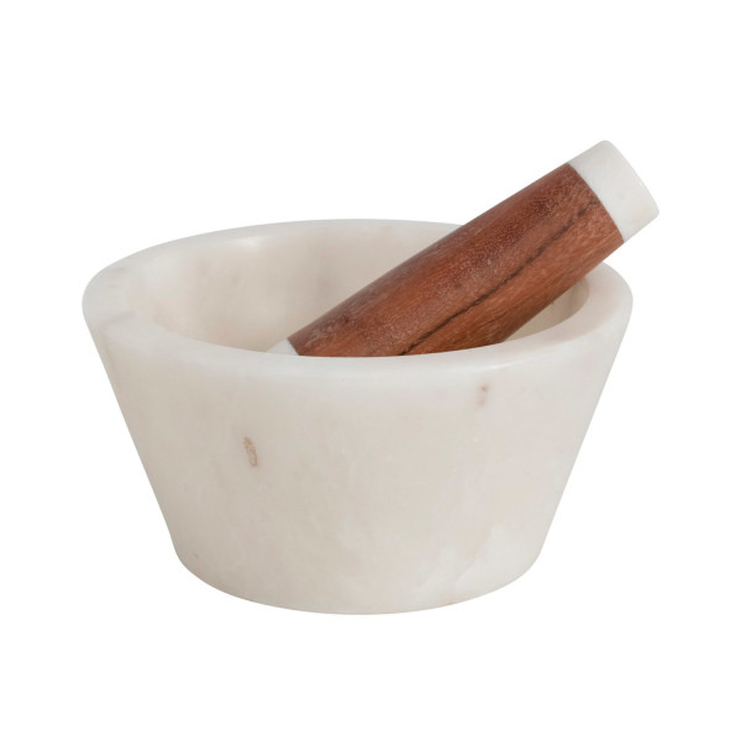 Creative CoOp Marble And Acacia Wood Mortar And Pestle Wayfair