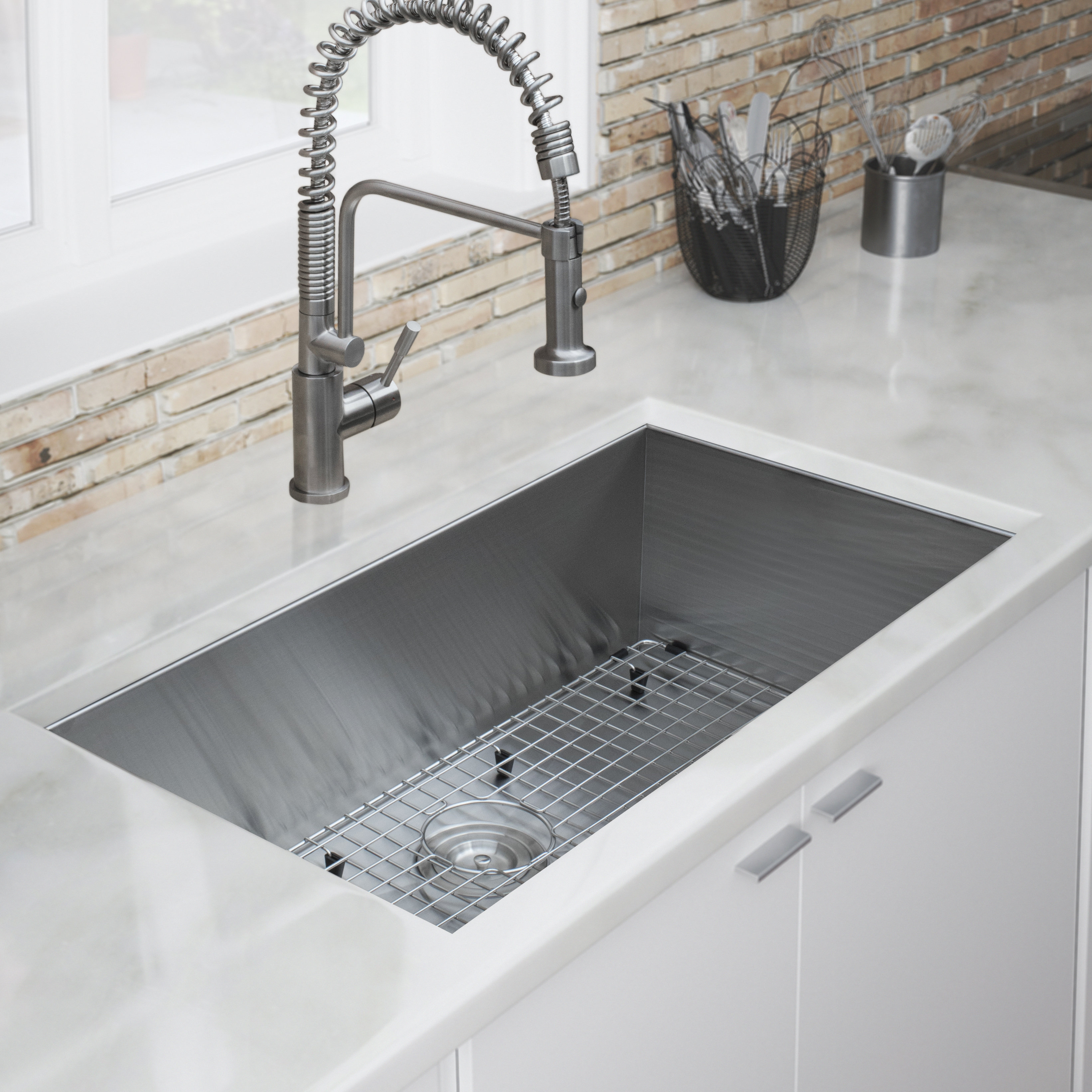 Ticor Sinks Pacific Series 19'' W Single Bowl Stainless Steel