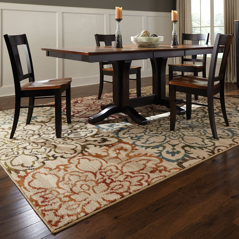 Winston Porter Cavanagh Performance Ivory/Cream Rug & Reviews | Wayfair