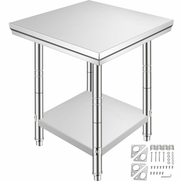 24"x30" Stainless Steel Kitchen Work Prep Table Bench Commercial Restaurant New 
