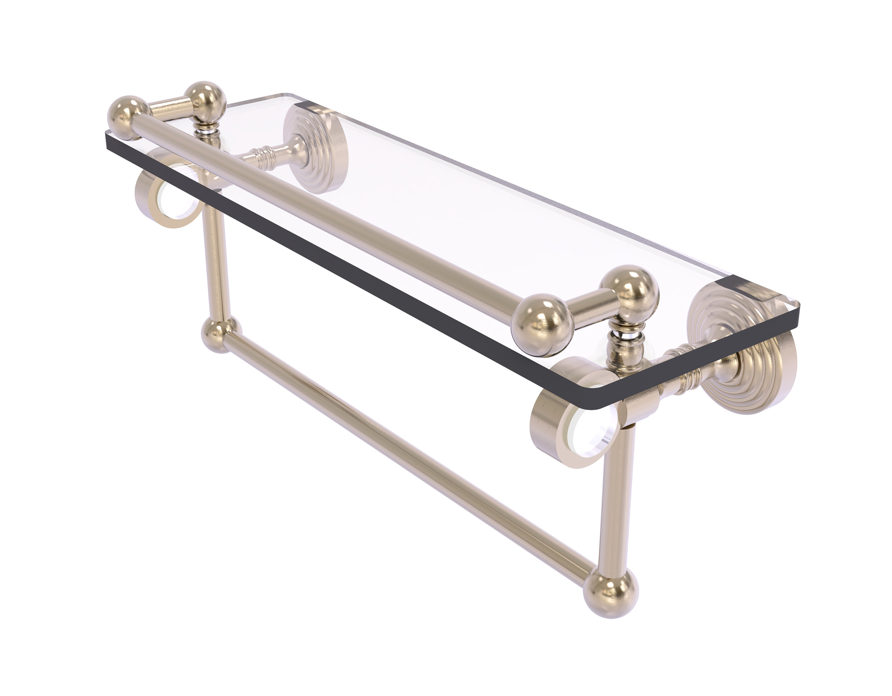 Everly Quinn Jarrell Glass Wall Shelf Wayfair