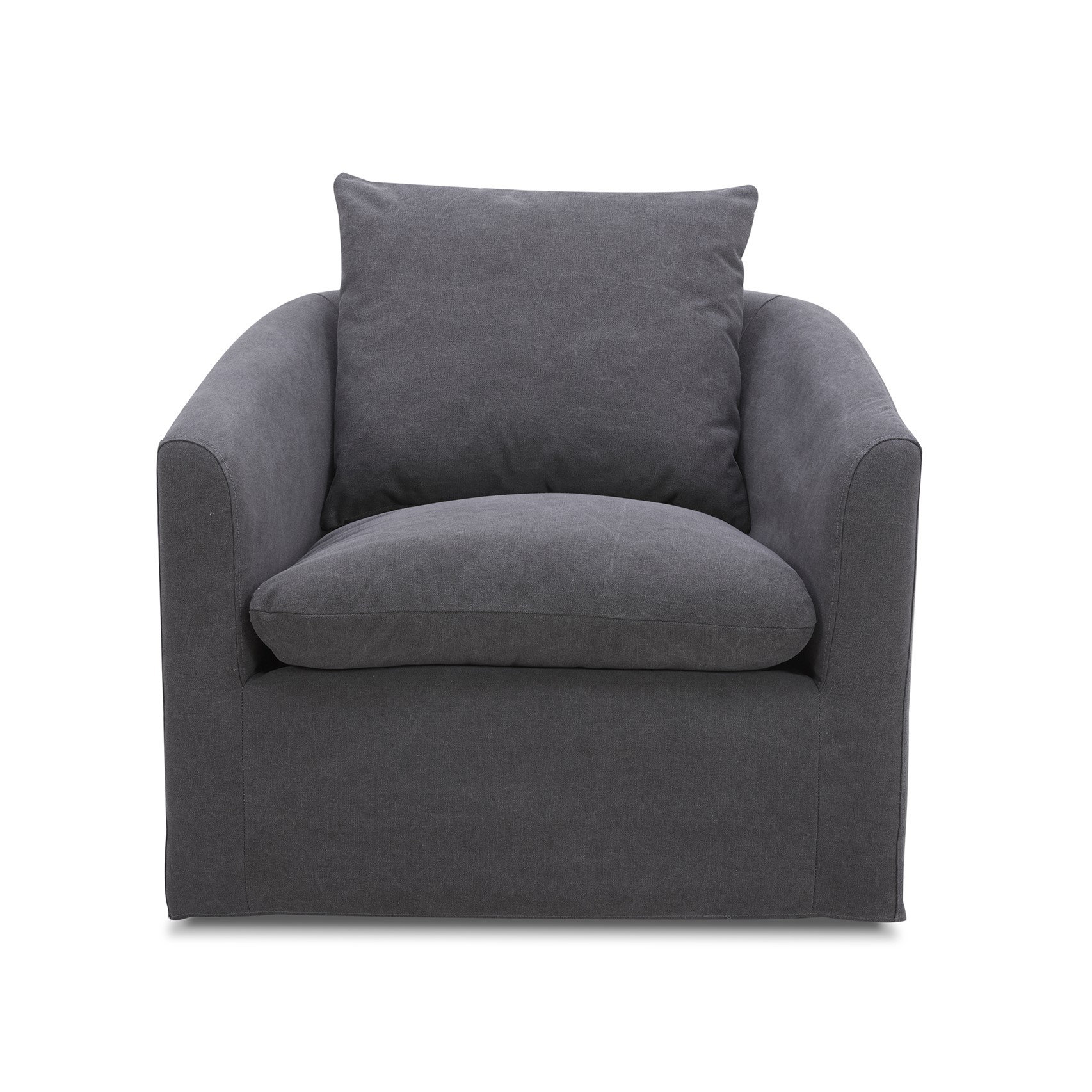 Joss & Main Menta Upholstered Swivel Barrel Chair & Reviews Wayfair