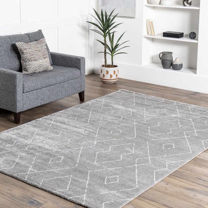 Union Rustic Harshad Handmade Performance Gray Rug & Reviews | Wayfair