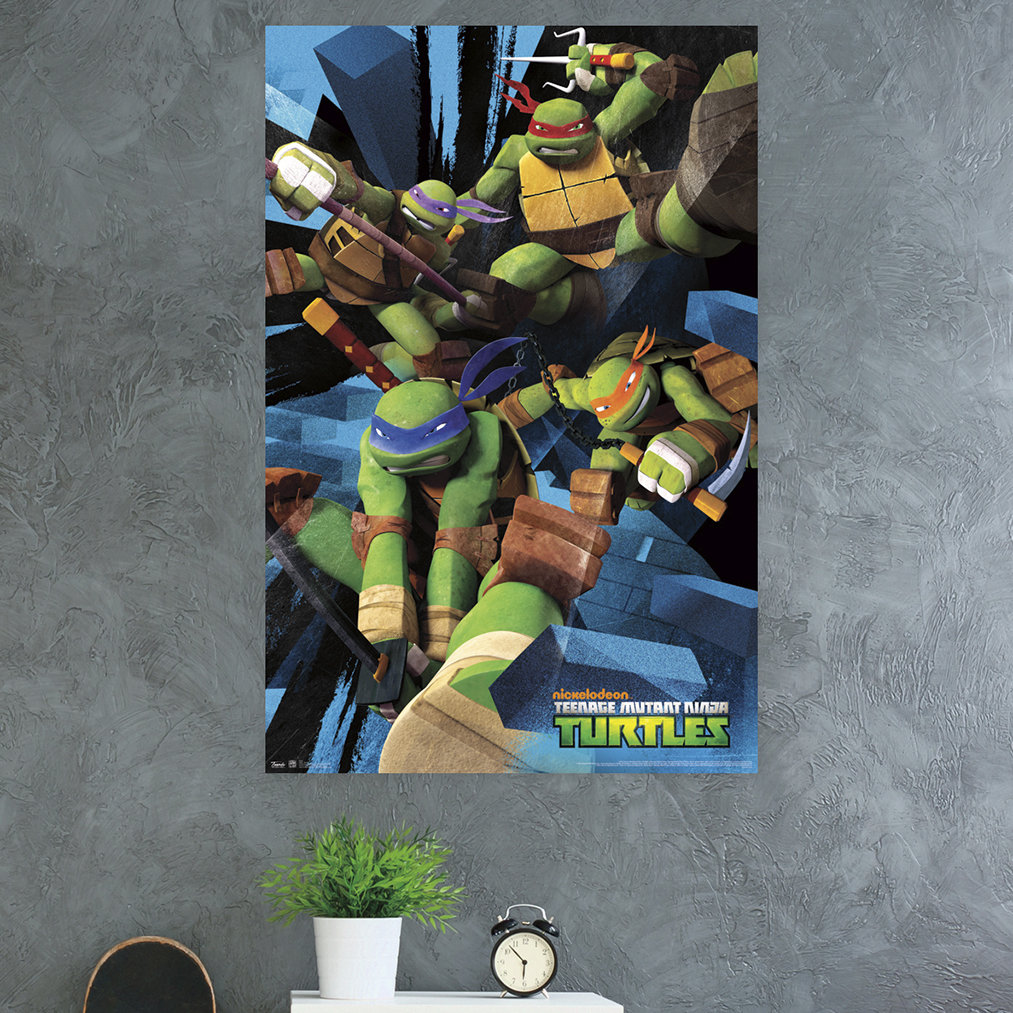 Trends International Teenage Mutant Ninja Turtles - Attack Paper Print ...