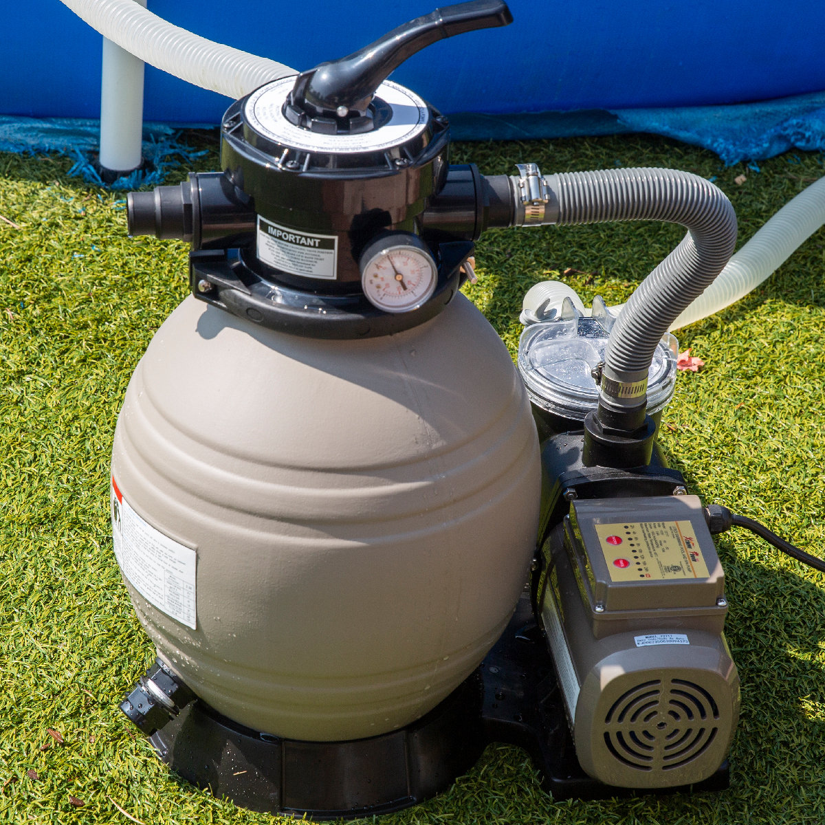 Valve 4 Voies Piscine Hors Terre Fonctionnement XtremepowerUS Filtre à sable et pompe de piscine 3/4 hp avec minuterie et  Commentaires - Wayfair Canada