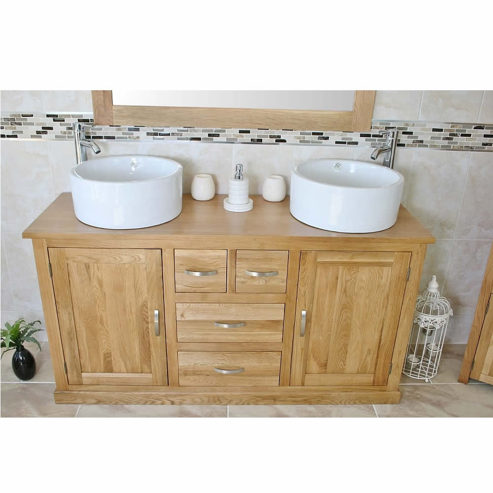 Gracie Oaks Ellsworth 1430Mm Freestanding Bathroom Vanity with Solid