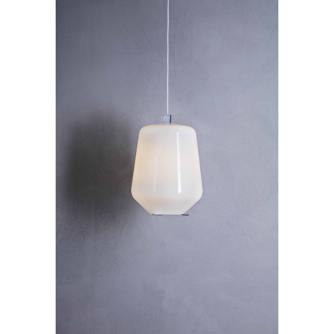 Prandina srl LED-Schulhaus-Pendelleuchte 1-flammig Luisa Schirmfarbe: Klar, Gestellausführung: Klar, Farbtemperatur: 3000 K