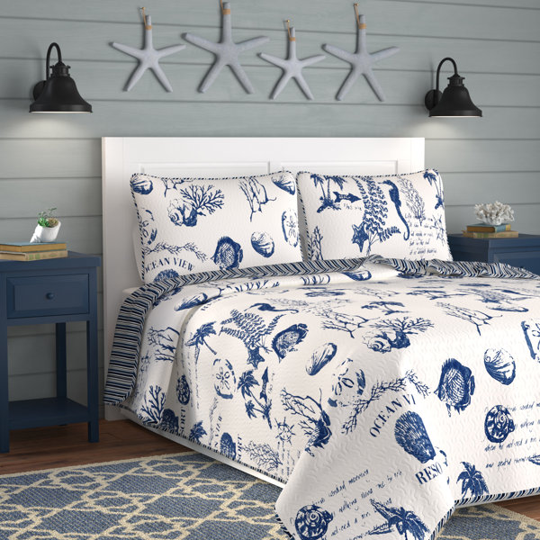 nautical king quilt set