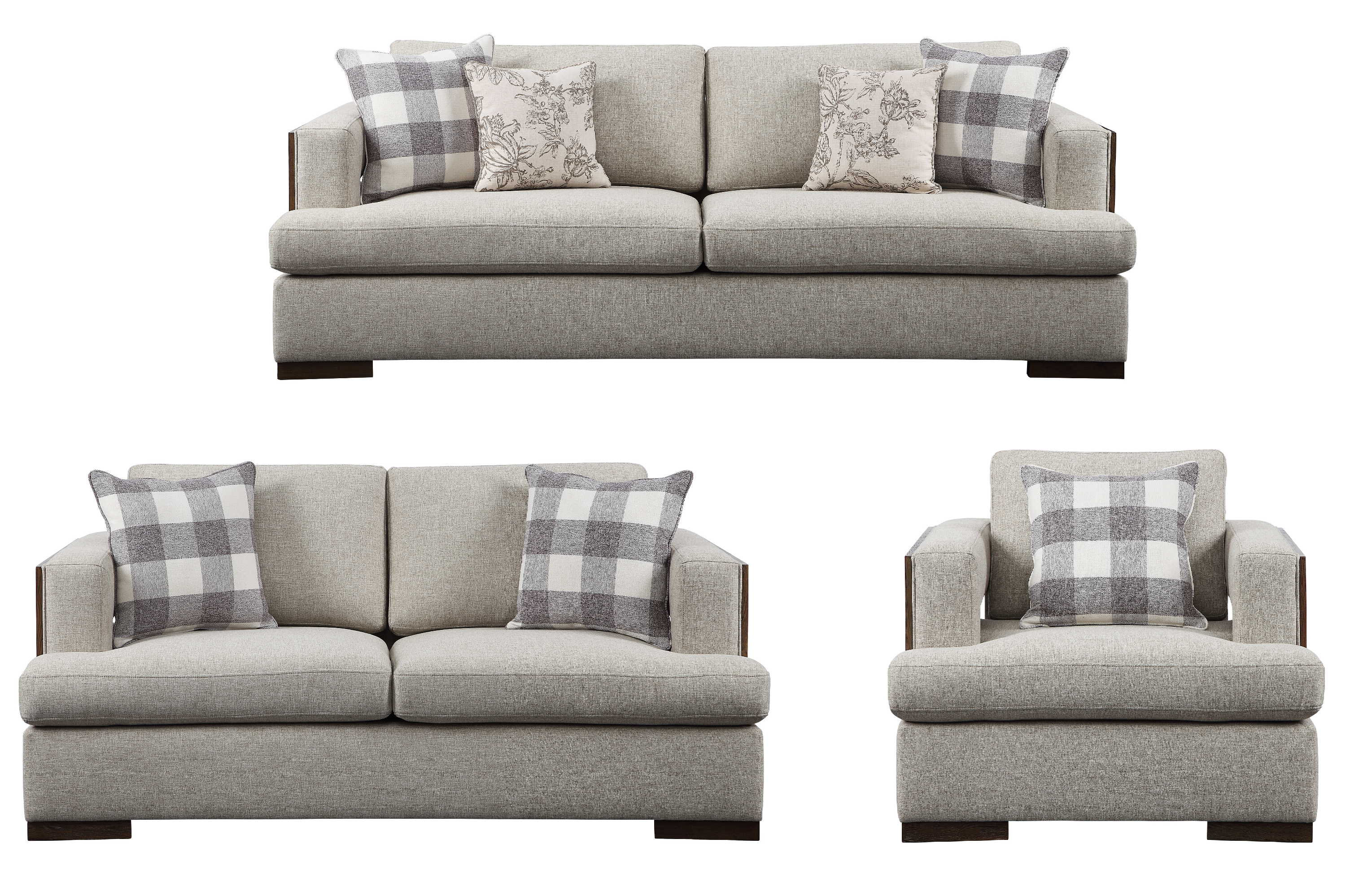 Latitude Run® Dalayna 3 Piece Standard Living Room Set Wayfair