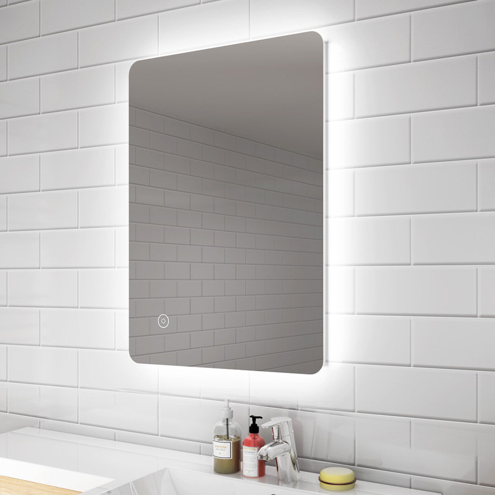 Ivy Bronx Ariton Lighted Wall Mounted Bathroom/Vanity Mirror & Reviews ...