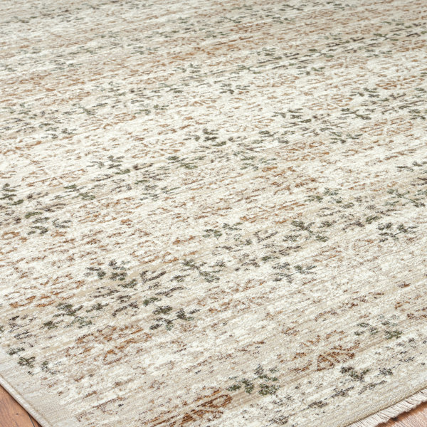 Bungalow Rose Evita Performance Ivory Rug | Wayfair