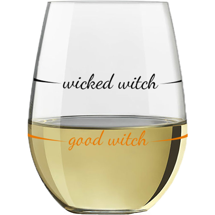 Trinx Wicked Witch Stemless Wine Glass | Wayfair