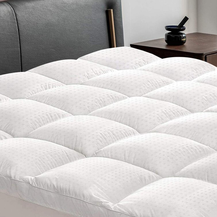 Extra-Deep 12" Quilted Mattress Protector Topper Cover ~ Polyester Filling 