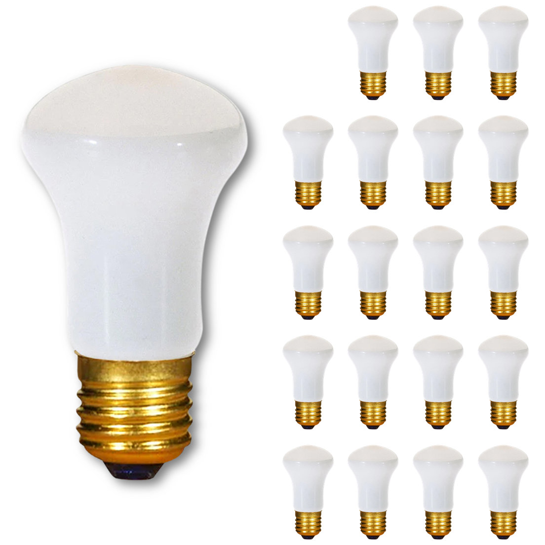 Candex Lighting 40 Watt, R16 Incandescent Dimmable Light Bulb, Color