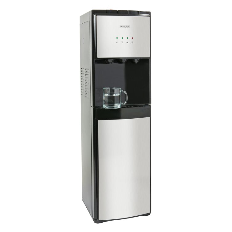 Bottom Loading Water Dispenser Rapid heating Freestanding Water Cooler Dispenser，Hot & Cold Water，Child Safety Lock，for Home and Office LENG Color : A